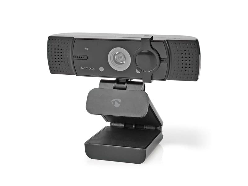 Nedis Webcam | Full HD@60fps / 4K@30fps | Automaattinen tarkennus | Sisäänrakennettu mikrofoni | Musta