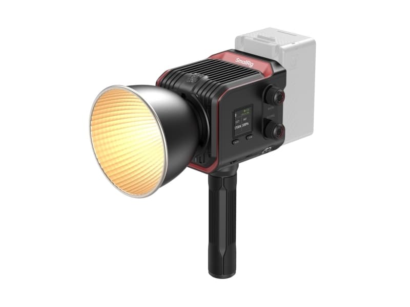SmallRig RC 100B COB LED, Eksternt tally-lys, Universel, Sort, 1 stk, Kasse, 95 mm