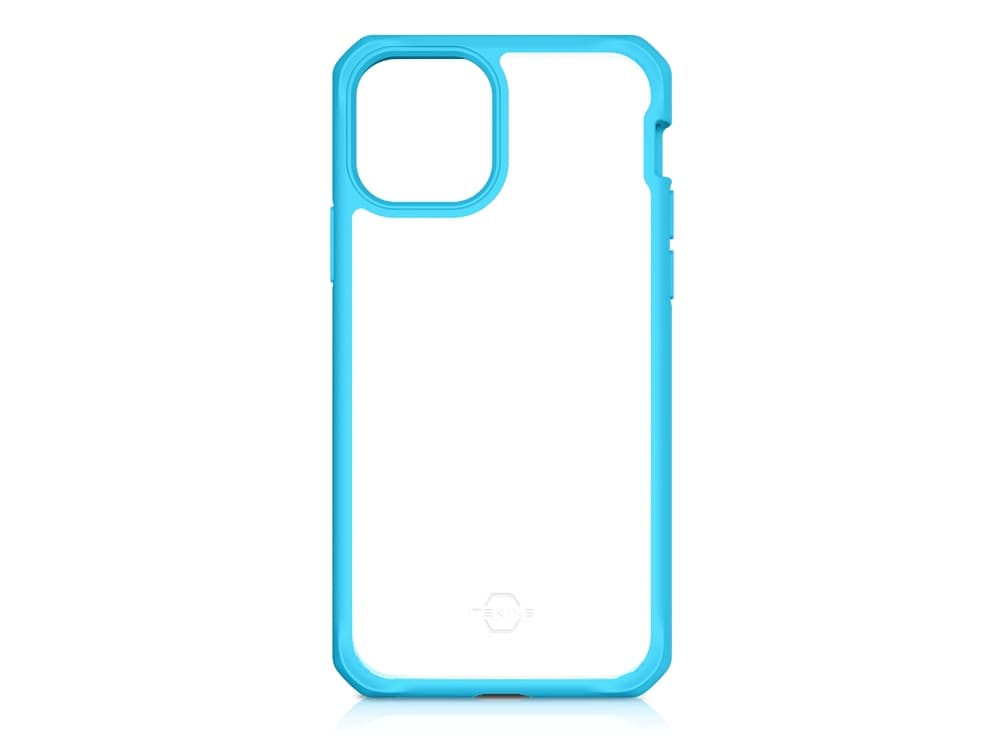 ITSKINS HYBRID SOLID -suojus iPhone 11 Pro Max / XS Max®:lle. Blå og gennemsigtigig