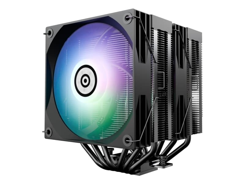Enermax ETS-TD60D-ARGB, Ilmanjäähdytin, 12 cm, musta