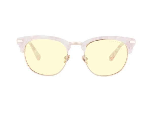 Gunnar Optiks DON-08201, Women, Square, Classic, Pink, Acetate, Metal, Amber