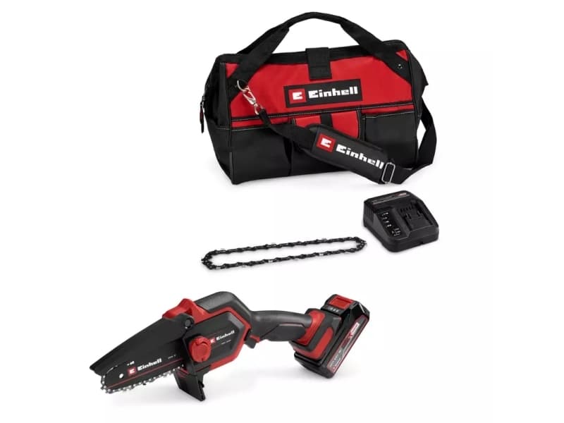 Einhell GE-PS 18/15 Li, Harjaton, 12,5 cm, 4,8 m/s, 2,8 cm, Punainen, Akku