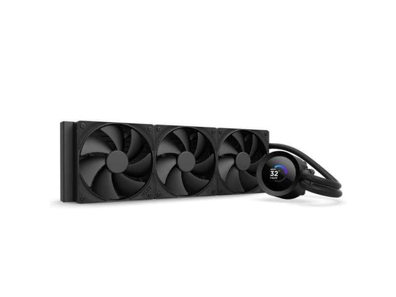 NZXT Kraken Plus 360, All-in-one-nesteenjäähdytin, 12 cm, musta