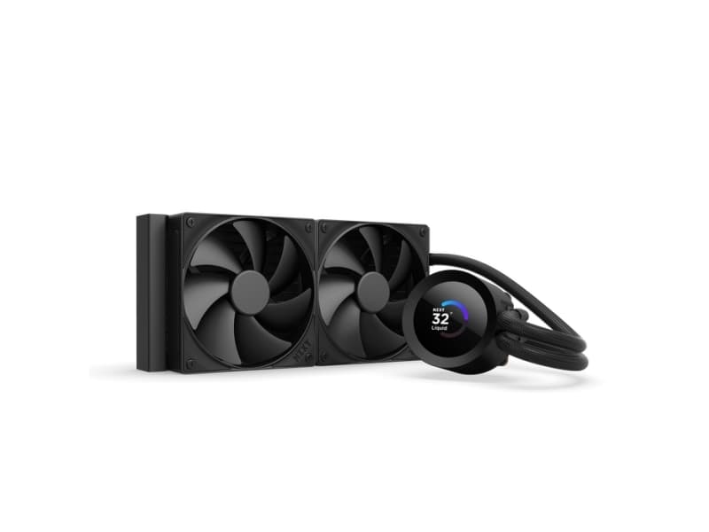 NZXT Kraken Plus 240, All-in-one-nesteenjäähdytin, 12 cm, musta