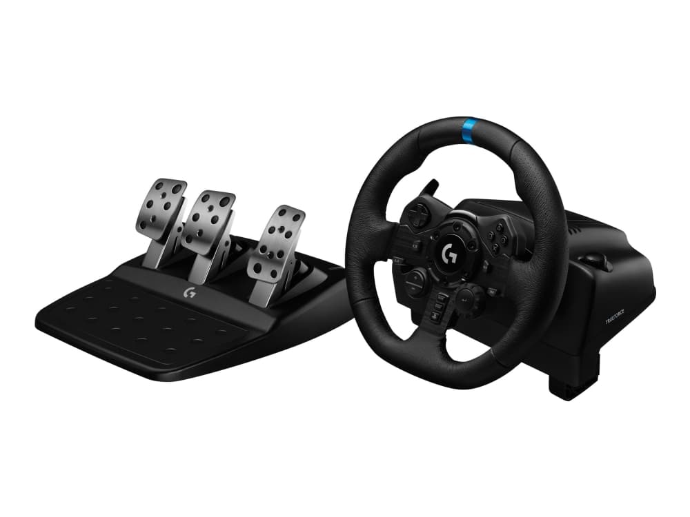 Logitech G G923 SE, Ohjauspyörä + polkimet + ohjain, PC, PlayStation 4, PlayStation 5, 900°, Langallinen, USB 2.0, musta