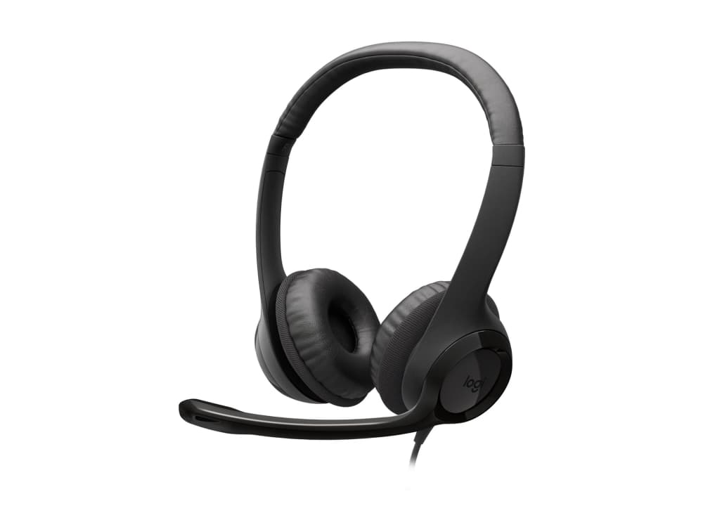Logitech H390 USB, Langallinen, Puhelut/Musiikki, 20 - 20000 Hz, 197 g, Kuulokkeet, musta