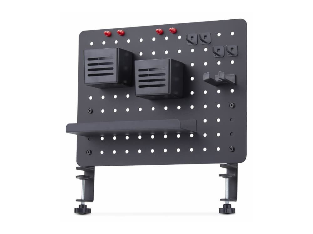 StarTech.com 1612B-DESK-PEGBOARD, Sort, 420 mm, 48,5 mm, 320 mm, 2,6 kg, 456 mm, 456 mm