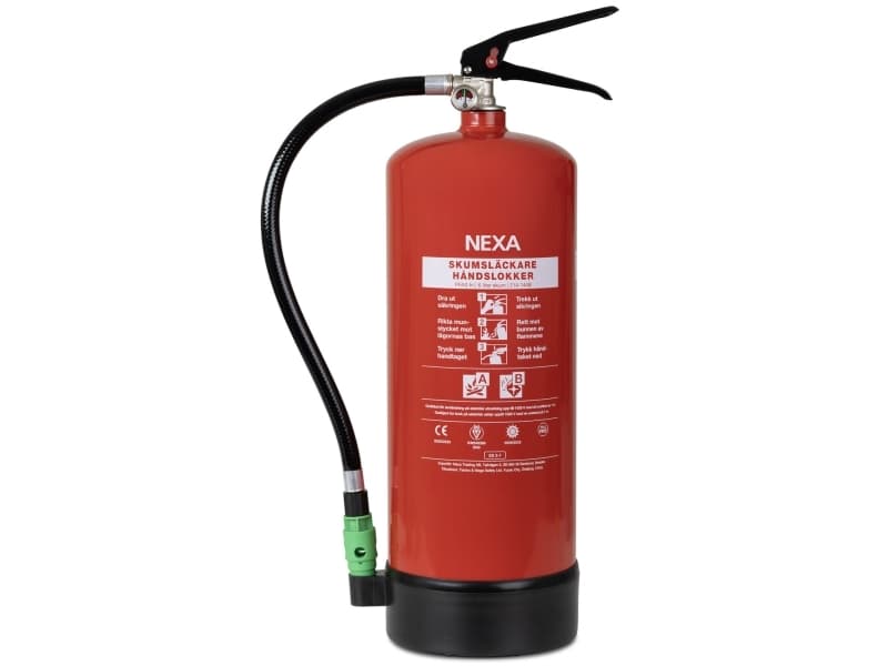 Brandsläckare Skum Röd 6L 21A 144B