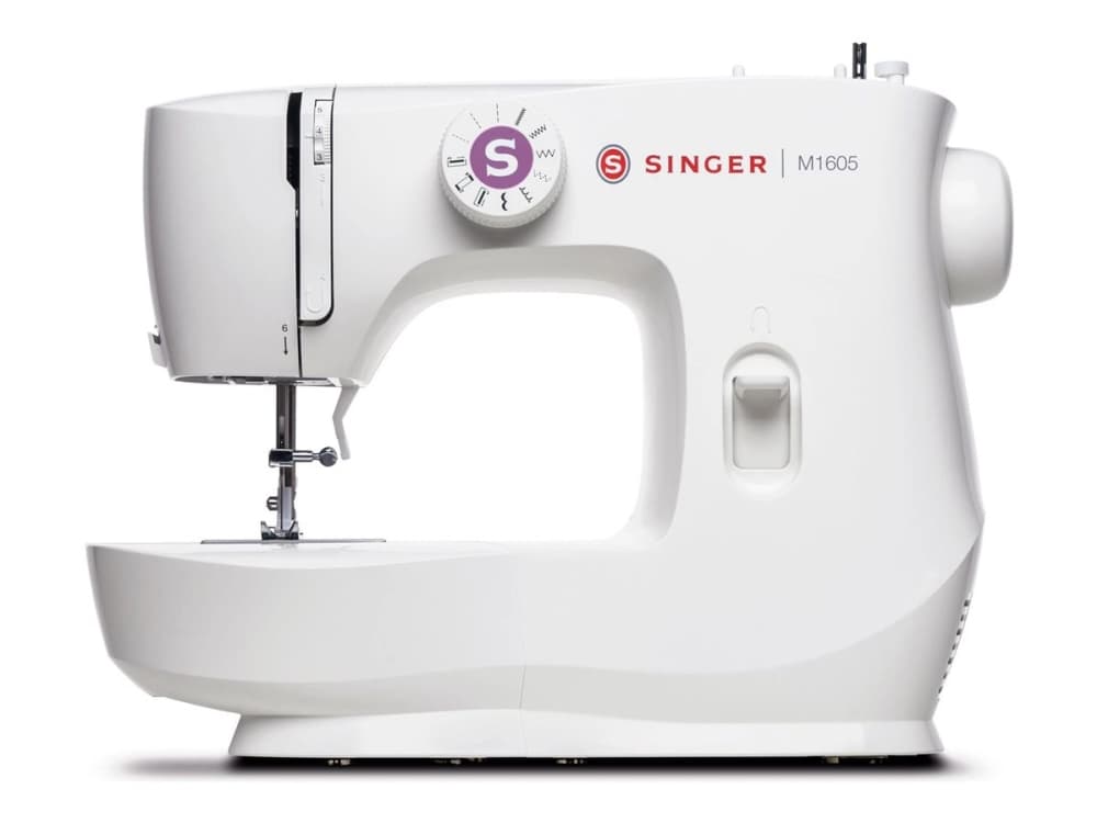 SINGER M1605, Valkoinen, Ompelu, 4-vaiheinen, Rotaatio, Sähkö, Paininjalka, Zipper foot