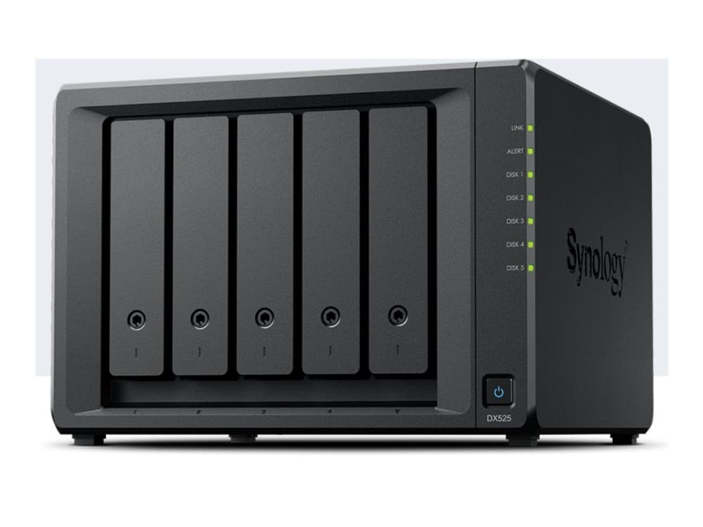 Synology DX525, 2,46 kg, Työpöytä, musta