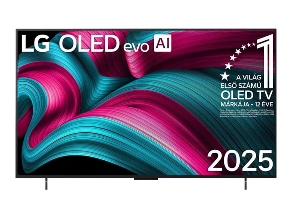 LG OLED evo AI OLED42C51LA, 106,7 cm (42), 3840 x 2160 pikseliä, OLED evo, Älytelevisio, Wi-Fi, musta