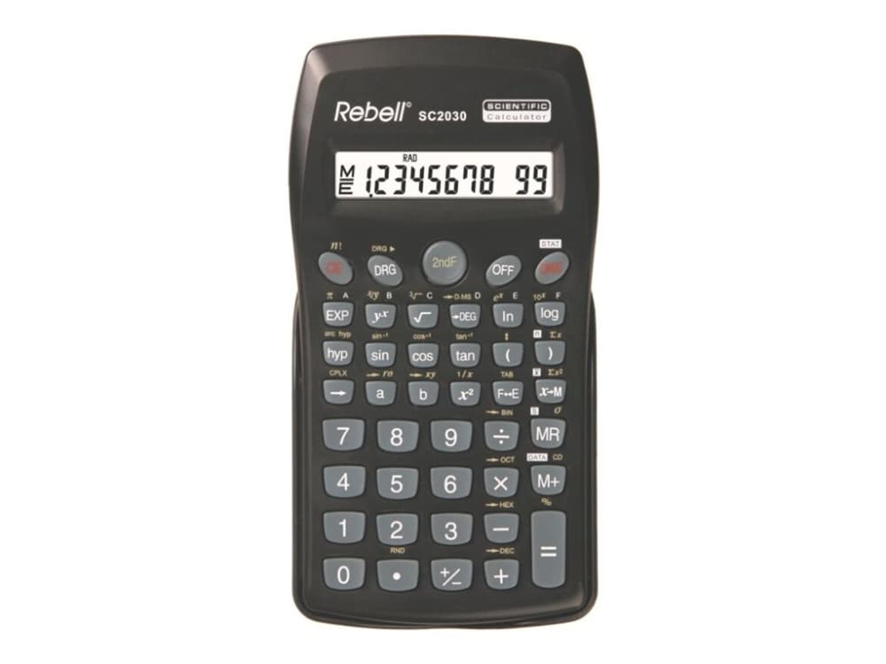 Rebell SC2030 - 2 eksponenttilaskin - paristo