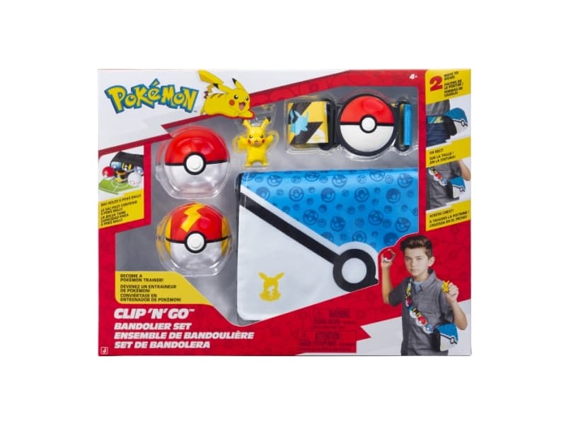 POKEMON CLIP N GO BANDOLIER SETTI PIKACHU