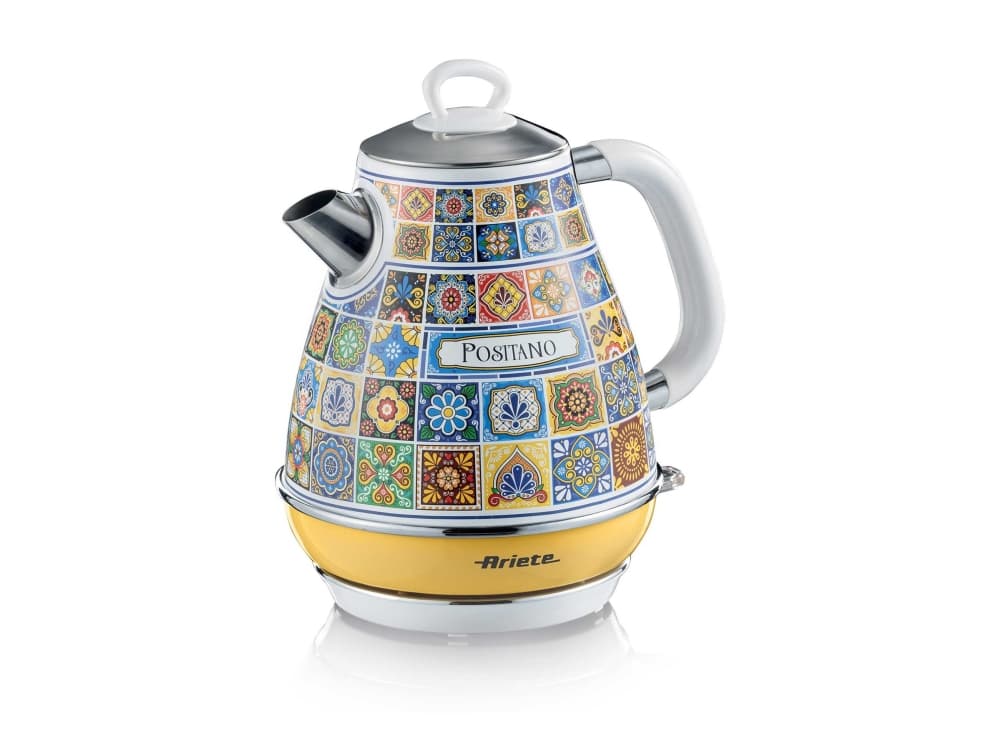 Ariete 2869/0P, 1,7 L, 2200 W, Monivärinen, Keltainen, Metalli, Vesimittari, Ylikuumenemissuoja