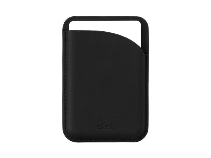 PURO PUWMAG1BLK, Lompakko, musta, PU nahka, Yksivärinen, Black, 1 taskua