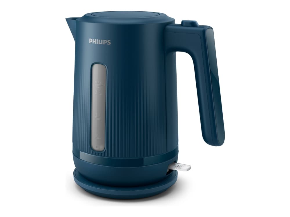 Philips 3000 series -vedenkeitin, 1,7 L, 2200 W, Sininen, Muovi, Ylikuumenemissuoja, Johdoton