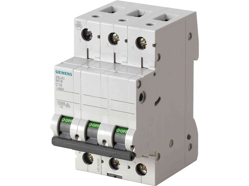 Siemens 5SL43107 5SL4310-7 Ledningssikkerhedsafbryder 3-flight 10 A 400 V