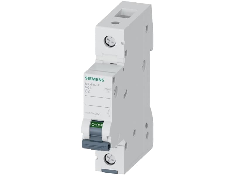 Siemens 5SL4102-7 Siemens Indus.Sector Katkaisija 1-napainen 2 A 230 V, 400 V