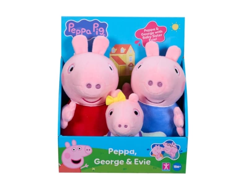 PEPPA PLUSH 3PK