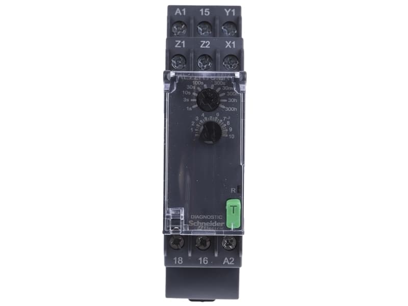 SCHNEIDER ELECTRIC Ajastin, viivästetty pudotus, ohjaustulo 1s-300h 1 C/O 8A 24-240V