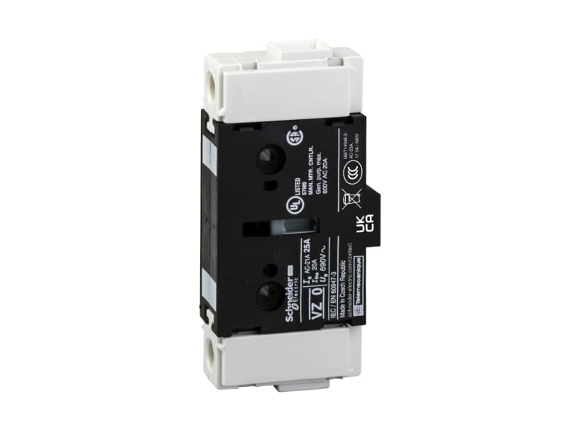 Hovedkontakt VZ-01 20A 1 poletti