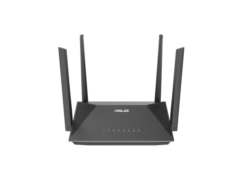 ASUS RT-AX52 Pro AX3000, Wi-Fi 6 (802.11ax), Kaksitaajuus (2,4 GHz/5 GHz), Ethernet LAN, musta, Pöytäreititin