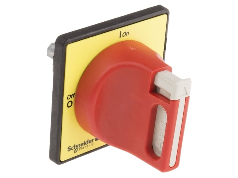 SCHNEIDER ELECTRIC Drejegreb rød / gulMonteres på VN-12 / VN-20, V02 / V2til Et-huls montering