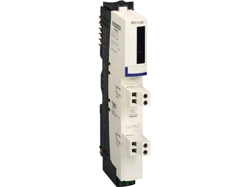 SCHNEIDER ELECTRIC Advantys STB-moduulisarja IP20. Syöttö 24 volttia DC. Ruuvi- ja jousiliitäntä.