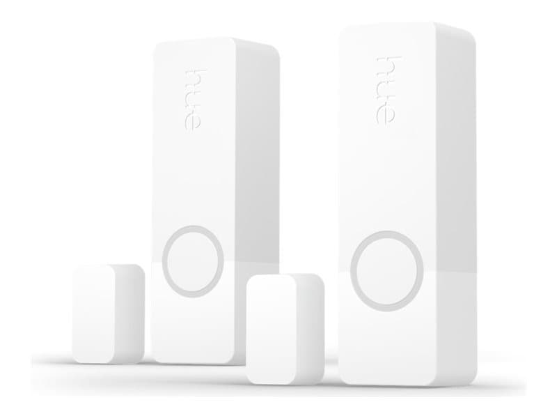 Philips Hue Secure Contact sensor - Ovi- ja ikkuna-anturi - langaton - ZigBee - valkoinen (pakkaus sisältää 2)