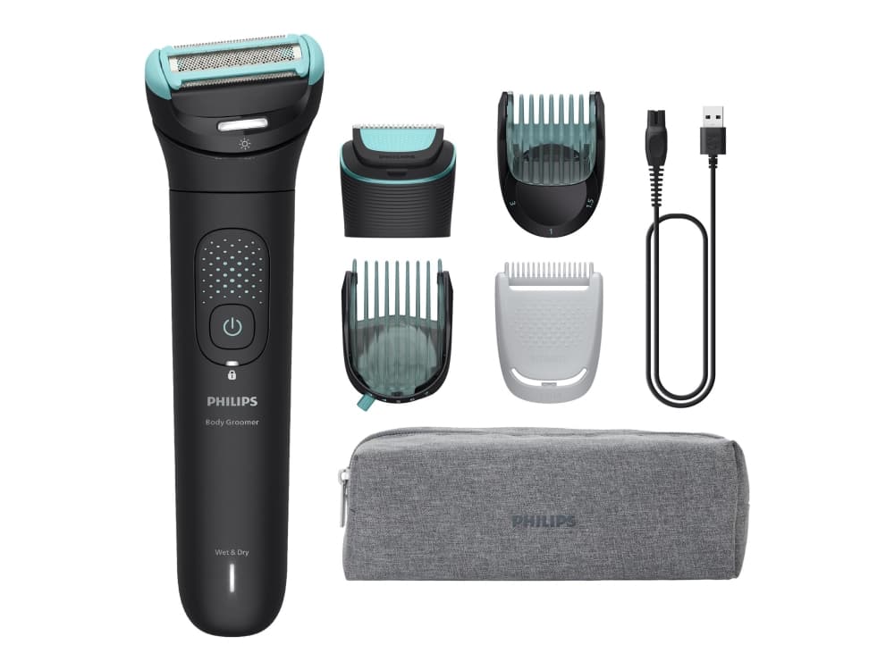 Philips 7000 series Body Groomer BG7470/15 Series 7000, Märkä ja kuiva, Huoltovapaa - ei tarvitse voitelua, Akku, Musta