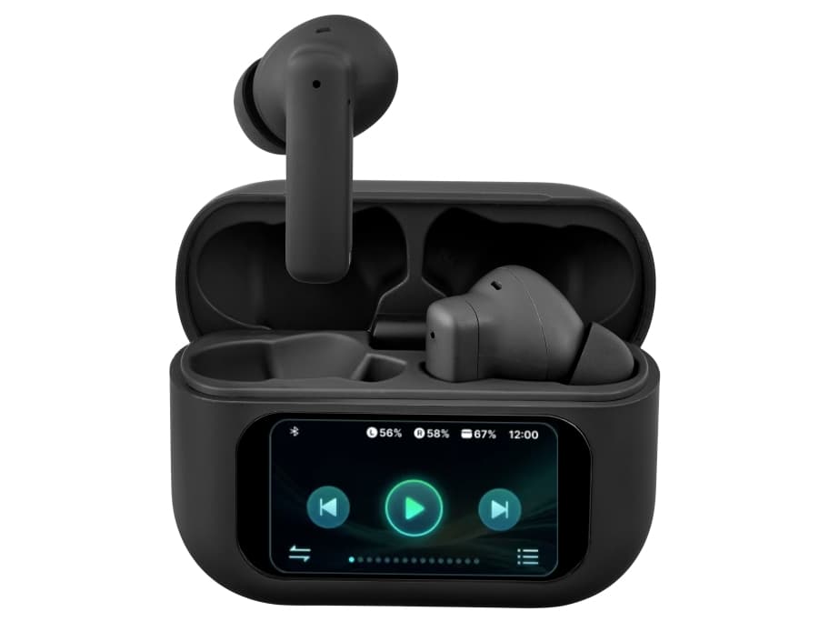 Streetz T600-BLK, True Wireless Stereo (TWS), Puhelut/Musiikki, 20 - 20000 Hz, 60 g, Kuulokkeet, musta