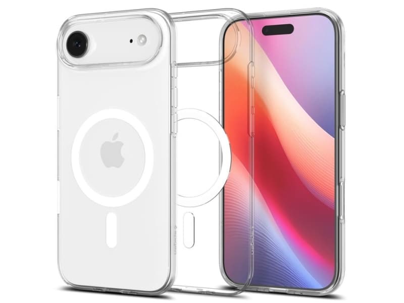 Spigen ACS10395, Suojus, Apple, iPhone Air, 16,5 cm (6.5), Läpinäkyvä, Valkoinen