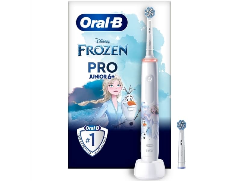 Oral-B PRO 14876673 sähköhammasharja Lapsi Pyörivä hammasharja Monivärinen, valkoinen