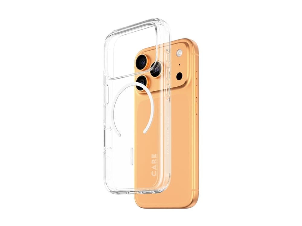 PanzerGlass CARE™ by ® Urban Explorer Case Transparent w. White MagSafe iPhone 17 Pro, Suojus, Apple, Apple - iPhone 17 Pro, Läpinäkyvä