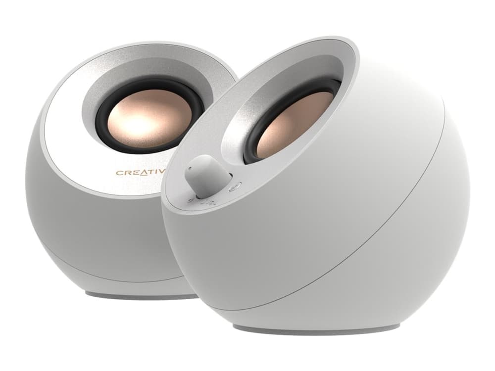 Creative Labs Pebble V3, 2.0 kanavaa, Langallinen & langaton, 10 W, 100 - 17000 Hz, Valkoinen