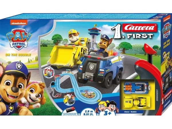 Carrera First PAW PATROL - On the Double, Ajoneuvo ja ratasetti, PAW Patrol, 3 vuosi/vuosia, Monivärinen