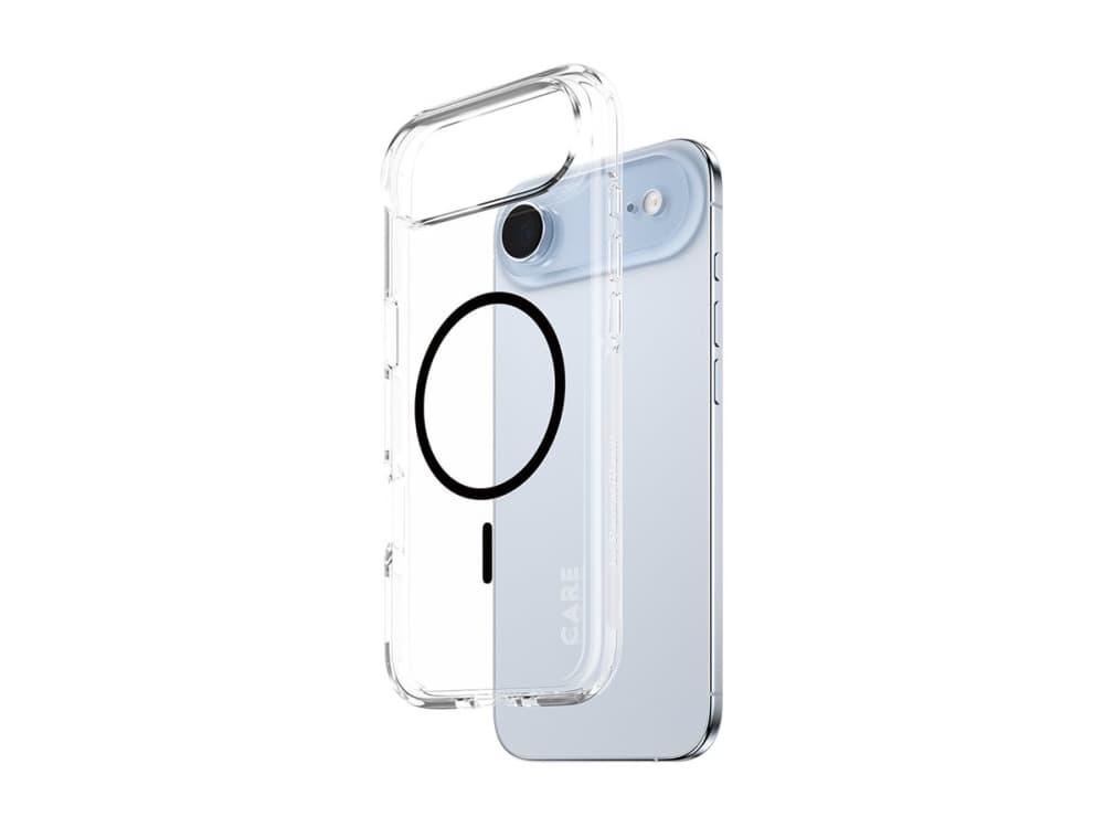 PanzerGlass CARE™ by ® Urban Explorer Case Transparent w. Black MagSafe iPhone Air, Suojus, Apple, Apple - iPhone Air, musta