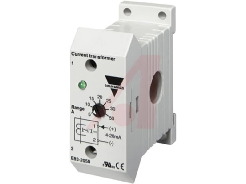 CARLO GAVAZZI Virtamuuntajat 0-50 A, lähtö 4-20mA, syöttöjännite 10-40 V DC, reiän halkaisija 27mm