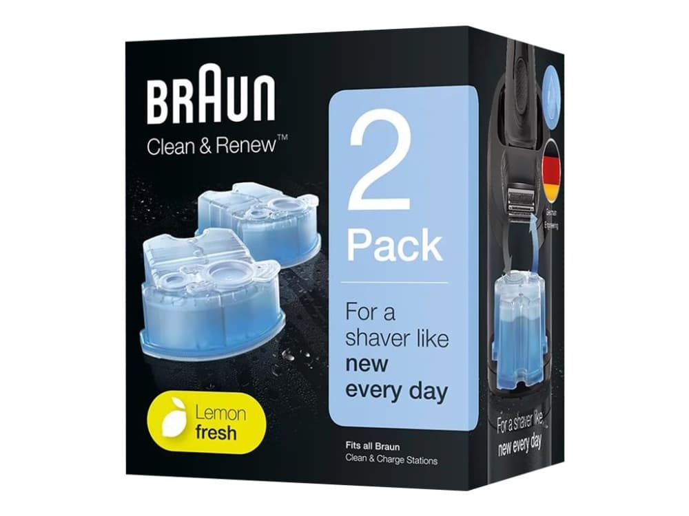 Braun CCR2 Clean & Renew Refill - Lemon Fresh - 2 kpl