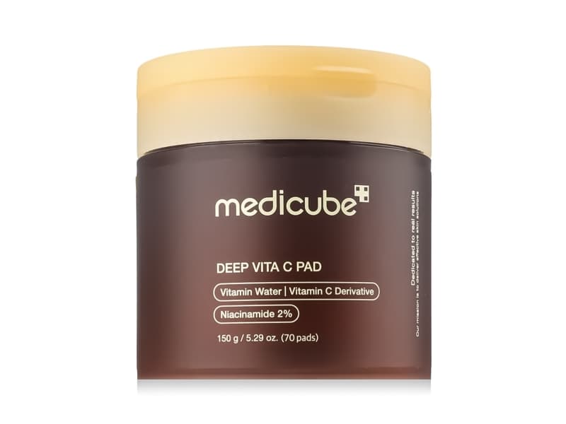 MEDICUBE_Deep Vita C Pad kirkastavat kasvotyynyt C-vitamiinilla 150g