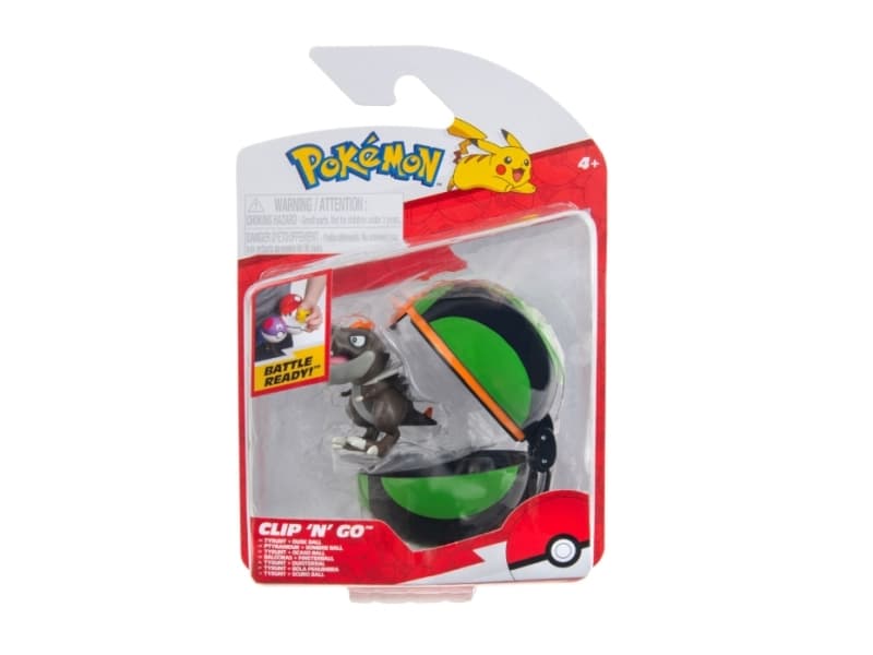 Pokemon figur CLIP N GO TYRUNT med DUSK BALL