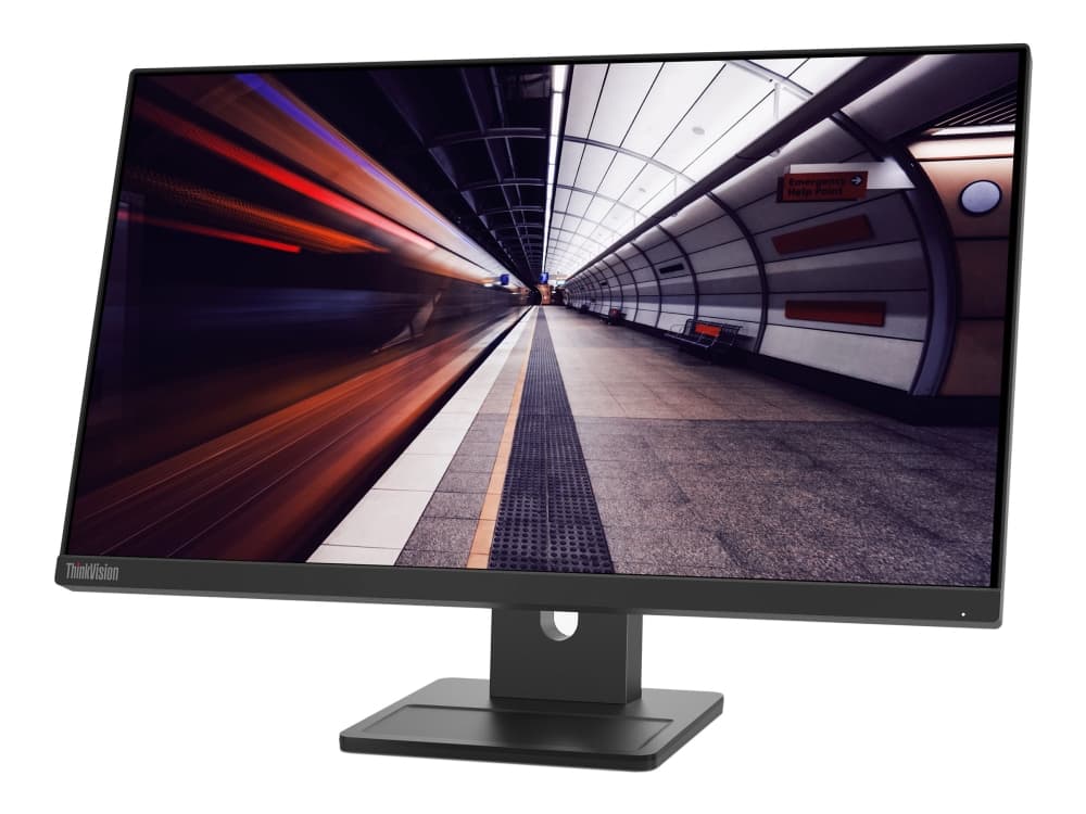Lenovo ThinkVision E24-30 - LED-näyttö - 24 (23,8 katseluun) - 1920 x 1080 Full HD (1080p) @ 100 Hz - IPS - 250 cd/m² - 1300:1 - 4 ms - HDMI, VGA, DisplayPort - kaiuttimet - keltainen väri