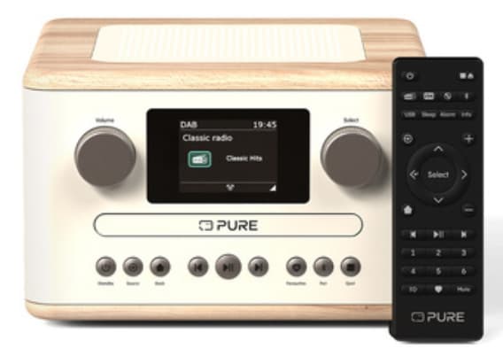 Pure Classic C-D4, Internet, digitaalinen, DAB+, FM, 87,5 - 108 MHz, 174 - 240 MHz, 15 W
