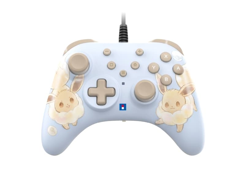 Hori NSX-083E, Grip-ohjain, Nintendo Switch 2, Takanuppi, Kotipainike, Valikkopainike, Turbopainike, Analoginen/Digitaalinen, Langallinen, Cloud blue