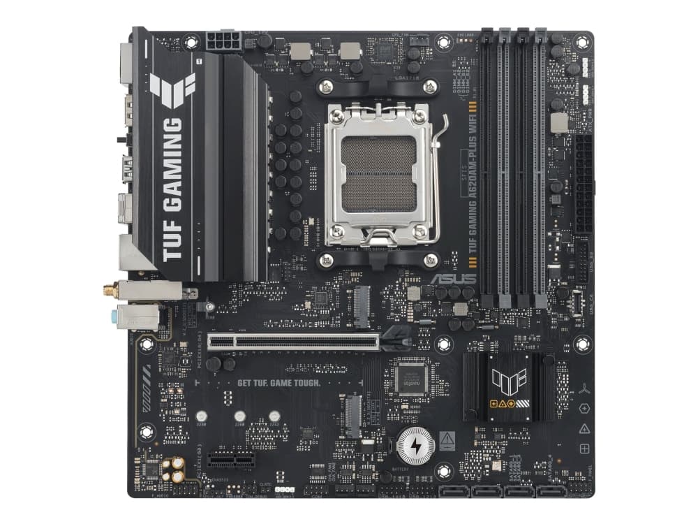 ASUS TUF GAMING A620AM-PLUS WIFI, AMD, Pistoke AM5, AMD Ryzen 7000 Series, AMD Ryzen 8000 Series, AMD Ryzen 9000 Series, Pistoke AM5, DDR5-SDRAM, 256 GB