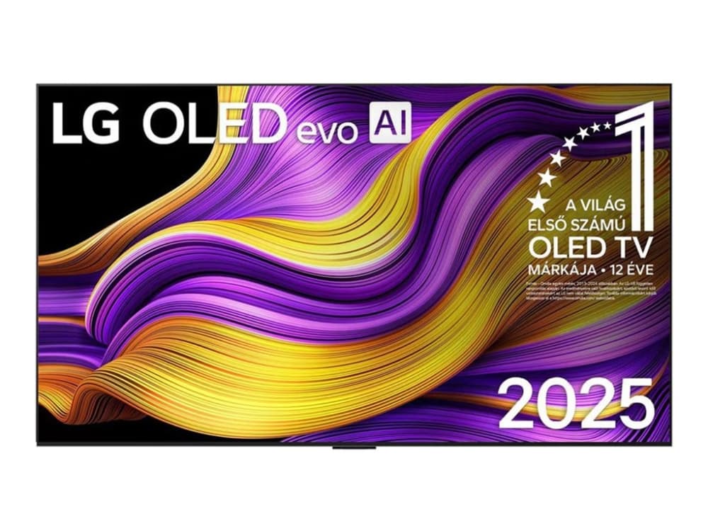 LG OLED evo AI OLED55G54LW, 139,7 cm (55), 3840 x 2160 pikseliä, OLED evo, Älytelevisio, Wi-Fi, musta