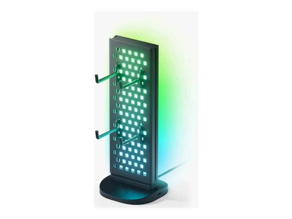 Nanoleaf Pegboard Desk Dock - valaistu telakointiasema oheislaitteille