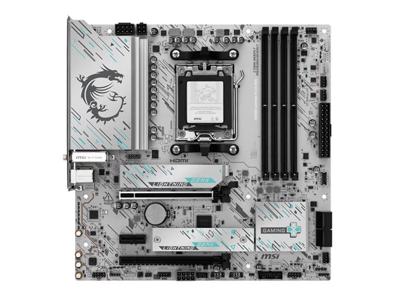 MSI B850M GAMING PLUS WIFI, AMD, Pistoke AM5, AMD Ryzen 7000 Series, AMD Ryzen 8000 Series, AMD Ryzen 9000 Series, Pistoke AM5, DDR5-SDRAM, 256 GB