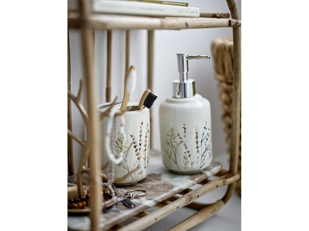 BLOOMINGVILLE Bea saippua-annostelijasetti, luonnollinen, kivitavaraa