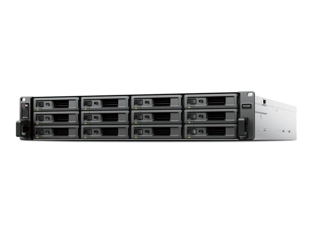 Synology RX1225RP - Laitekaappi - 12 paikkaa (SATA-600) - rackversio - 2U